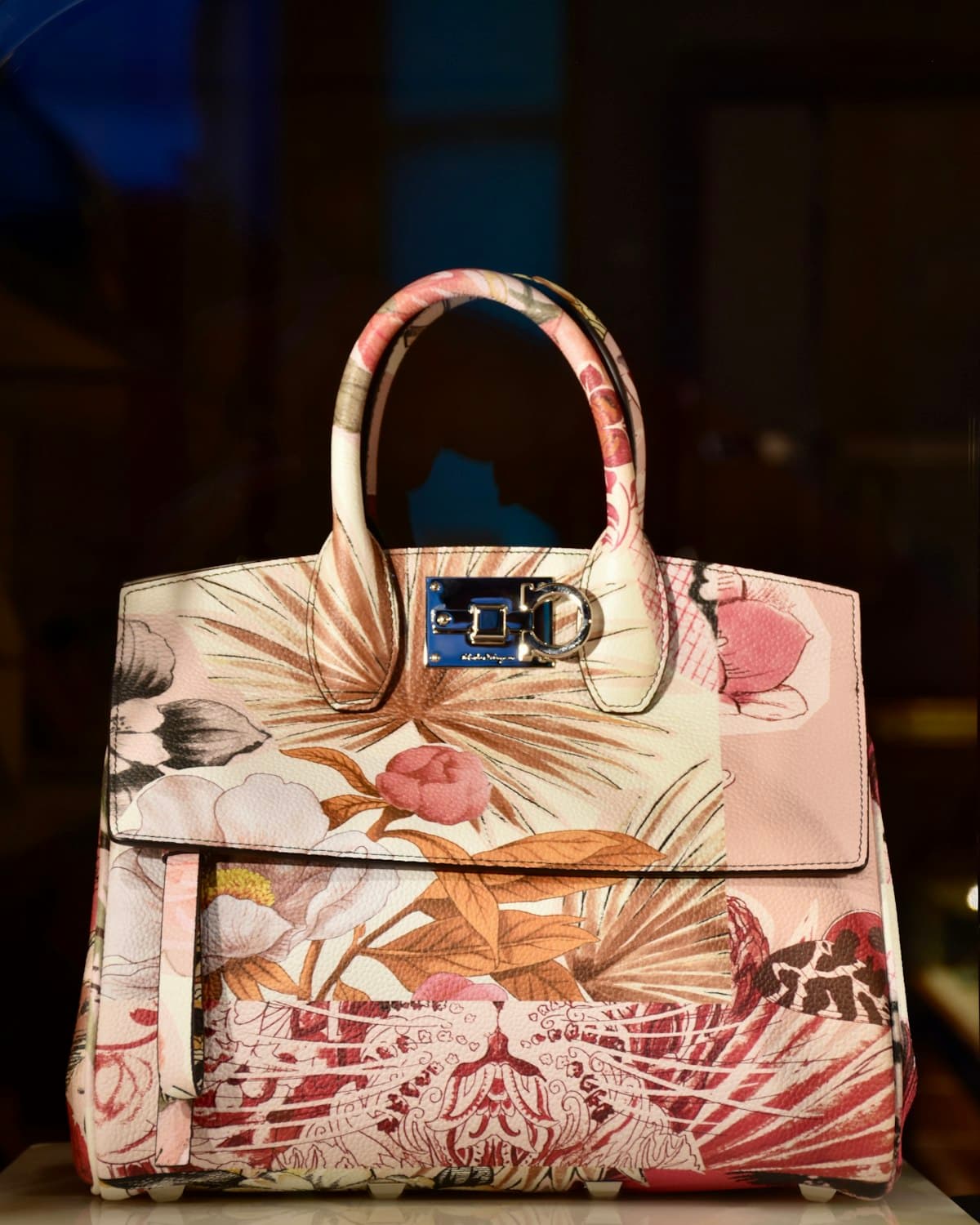 Quilted Chain Shoulder Bag, view 3